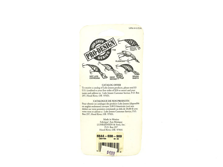 Luhr-Jensen Klawdad, Crawfish Color on Card - Small Size