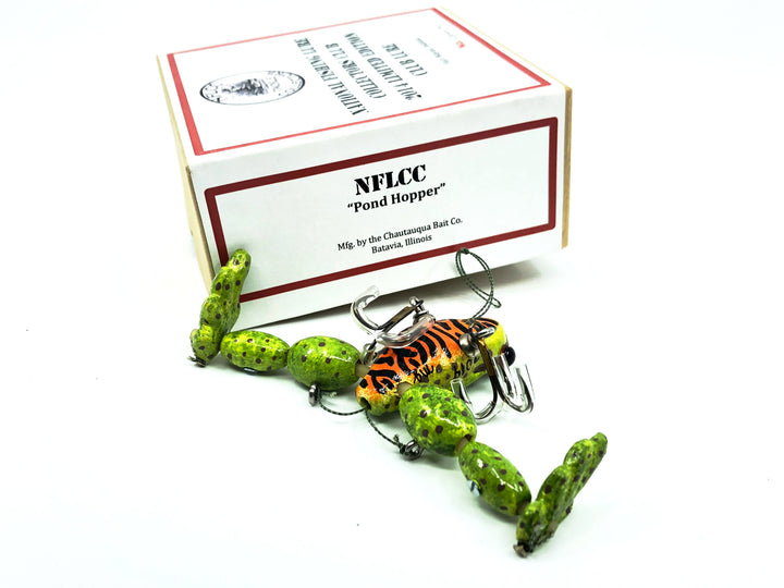 NFLCC Collectors Club 2014 Limited Edition Club Lure Chautauqua Custom Pond Hopper, Special Green Leopard Frog Color