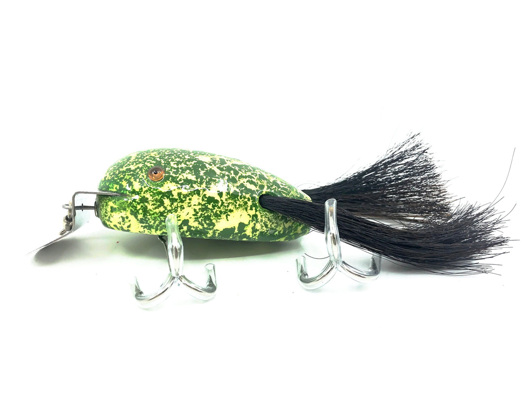 Musky Dan (XXX Lures) Husky Dingbat, Green/White/Glow in the Dark Color