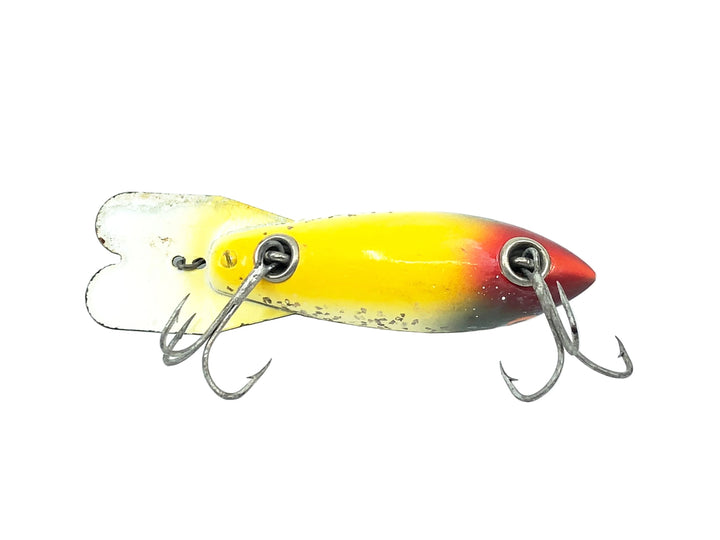 Wooden Bomber 600 Series, Color #70 Silver Black Back/Yellow Belly/Silver Sparkle