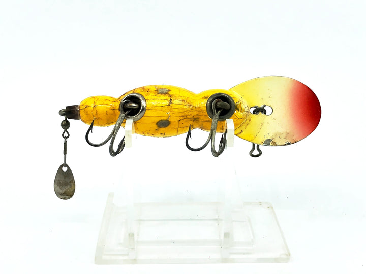 Bomber Wooden Waterdog 1500 Series, #70 Silver Black Back Yellow Belly/Silver Sparkle Color