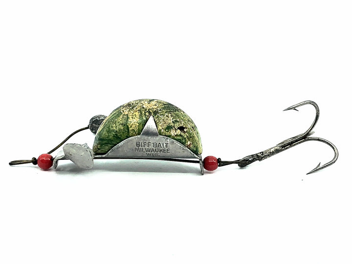Biff Bait Bassey Biff Surface Single Wobbler, No.777 Green/White