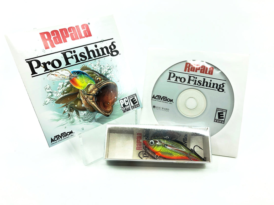 Rapala Pro Fishing PC Limited Edition Lure Box Set, Rapala Rattlin' Rap RNR-7 Limited Edition Chartreuse Shad Color