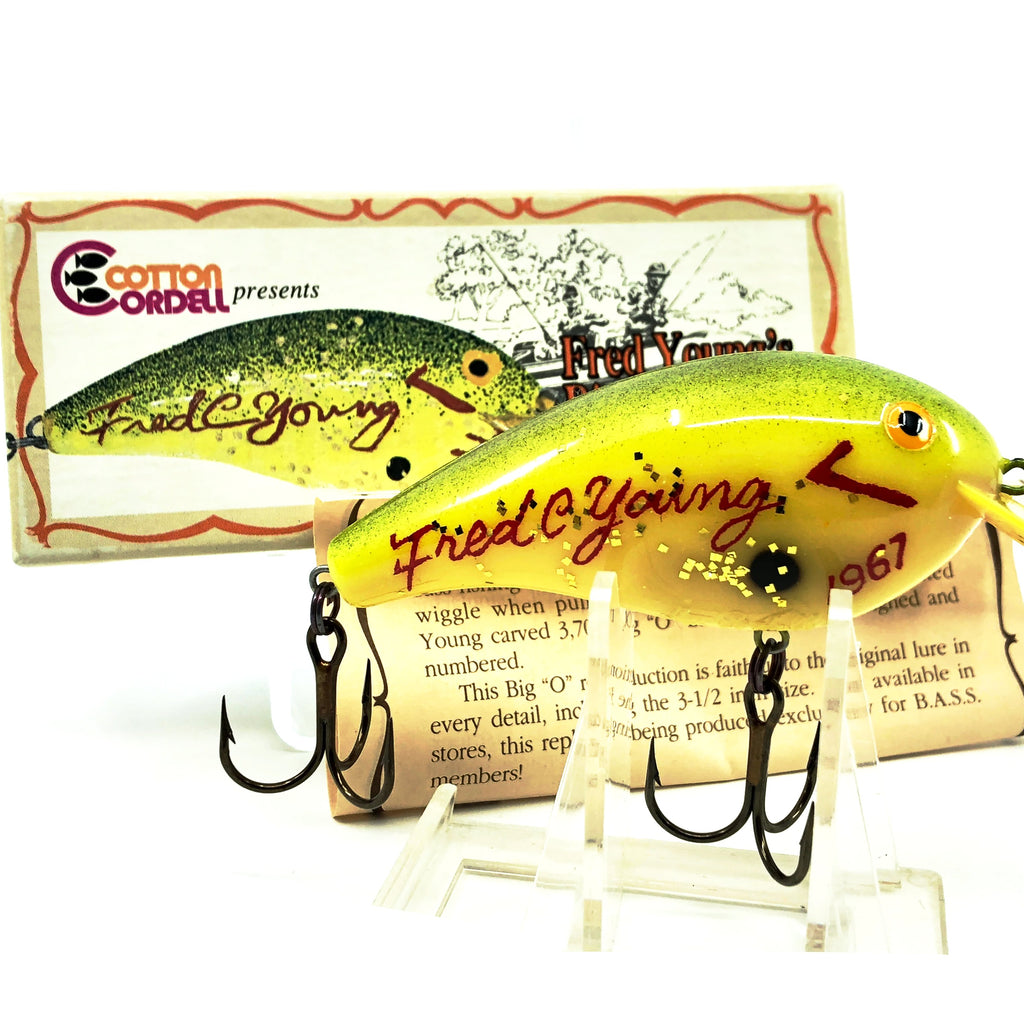 Cordell Big-O Fred Young BASS 25 Years 1967-1992 Lure with Box – My Bait  Shop, LLC
