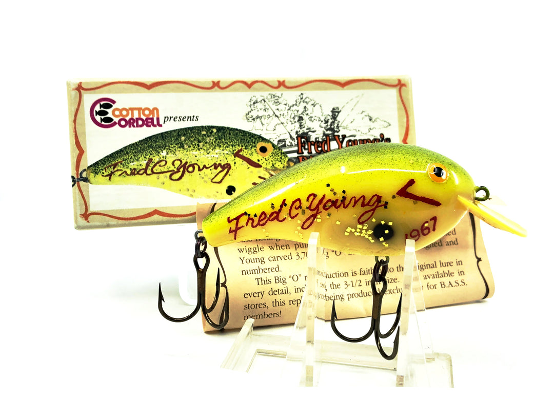 Cordell Big-O Fred Young BASS 25 Years 1967-1992 Lure with Box