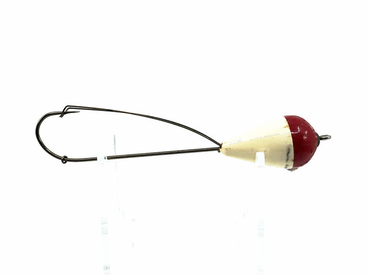 Kroker Weedless Minnow/Frog Harness, Red/White Color