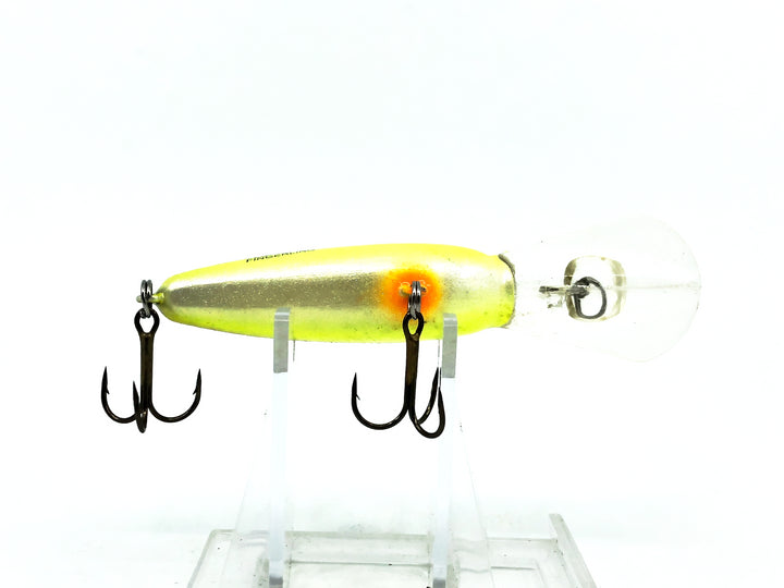 Bomber Fat Free Fingerling Shad, FL Foxy Lady Color on Card