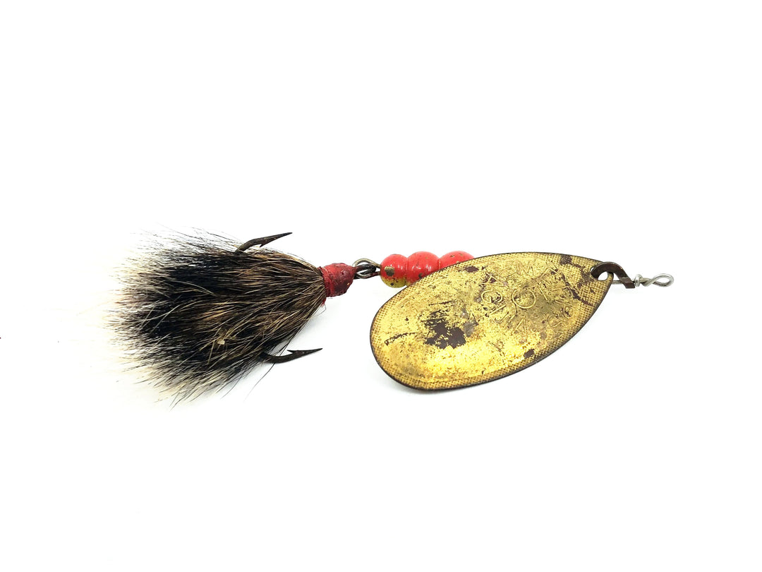 Mepps Aglia #5 Treble, Gold Blade Color