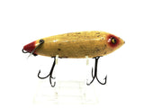 Heddon Crab Wiggler #1800, RET Red Eyes & Tail Color