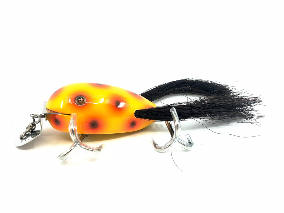 Musky Dan (XXX Lures) Husky Dingbat, Spotted Orange Color