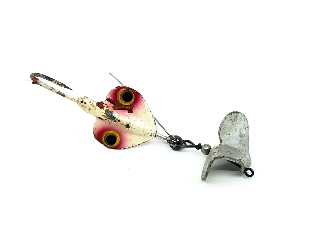 Arbogast Hawaiian Wiggler #2 1/2, White Color