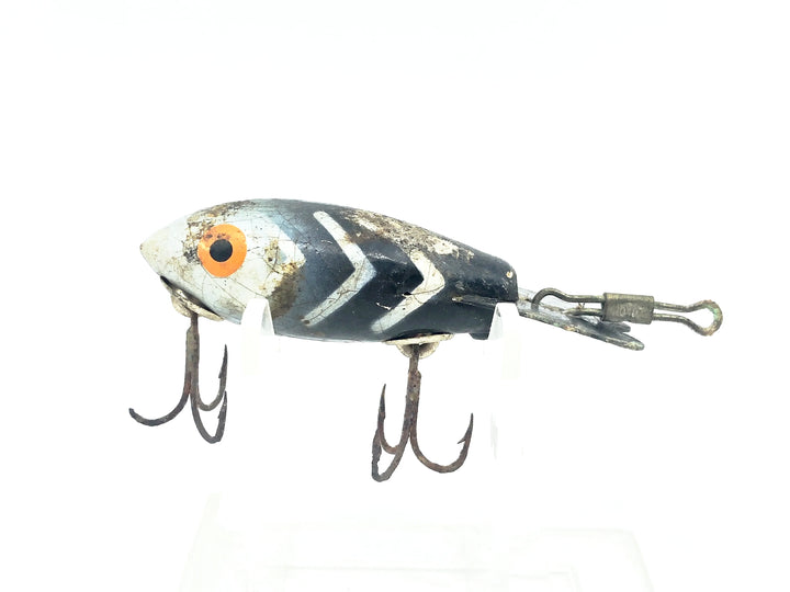 Wooden Bomber 200 Series, #14 Black White Ribs Color