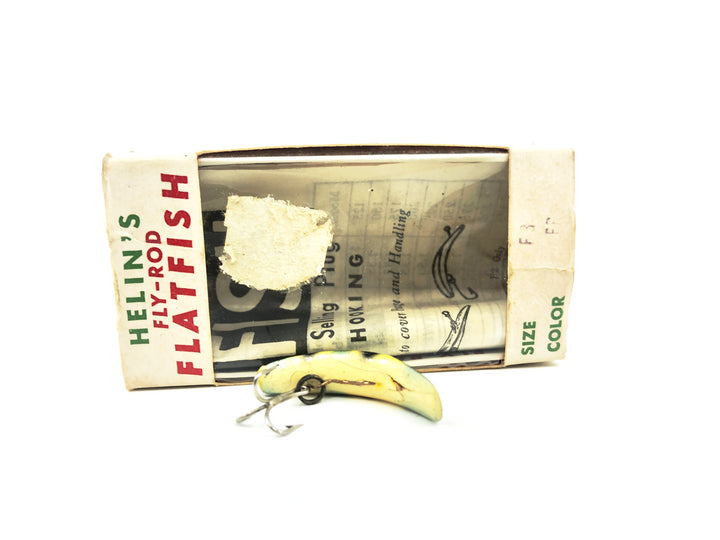 Vintage Helin Flatfish F3, FR Frog Color with Box