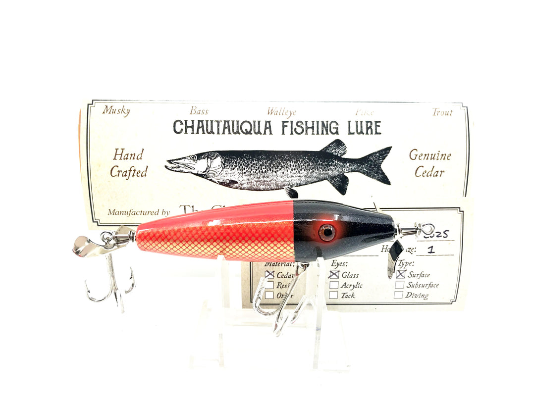 Chautauqua Topwater Minnow, Hot Shot Color