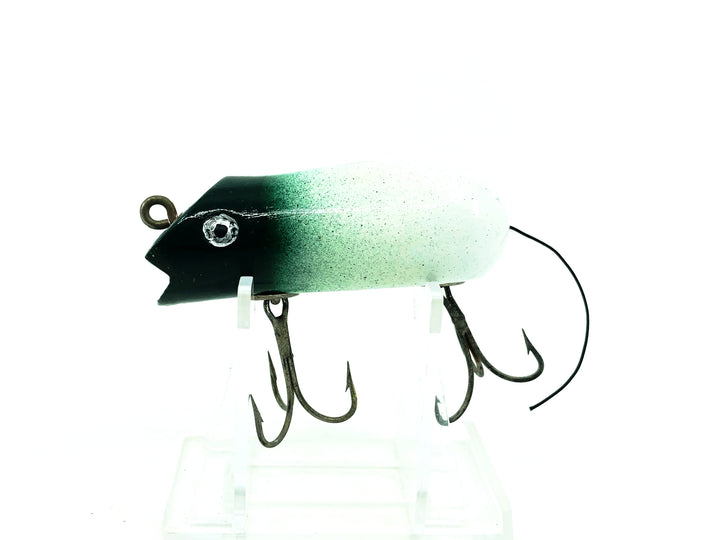 Shakespeare Swimming Mouse #6578, Repainted White/Green Color