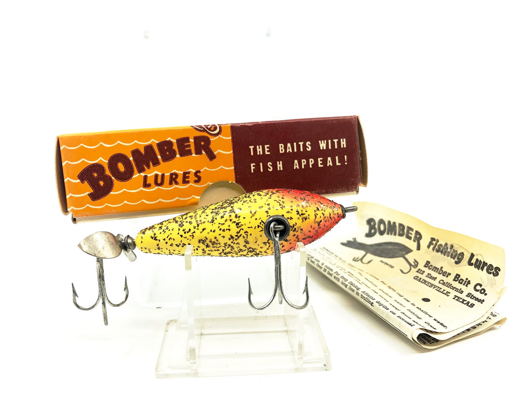 Bomber Top Bomber 6000, #19 Yellow/Red Head/Silver Flakes Color w/Box