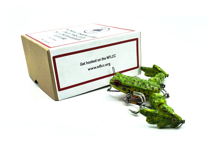 NFLCC Collectors Club 2014 Limited Edition Club Lure Chautauqua Custom Pond Hopper, Special Green Leopard Frog Color