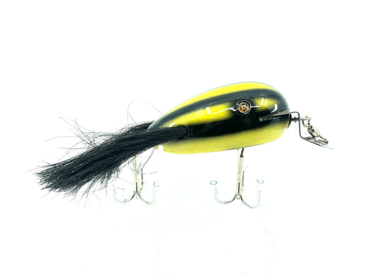 Musky Dan (XXX Lures) Husky Dingbat, Yellow Skunk Color
