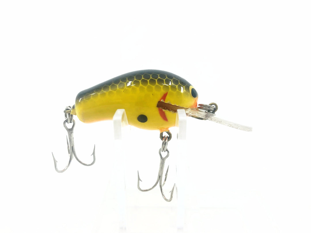 Bagley Diving Honey B1 DHB1, #09 Black on Chartreuse Color