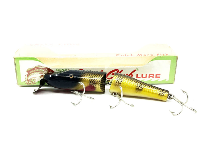 Creek Chub 2600 Jointed Pikie in Perch Color 2601 with Box-Plastic Version