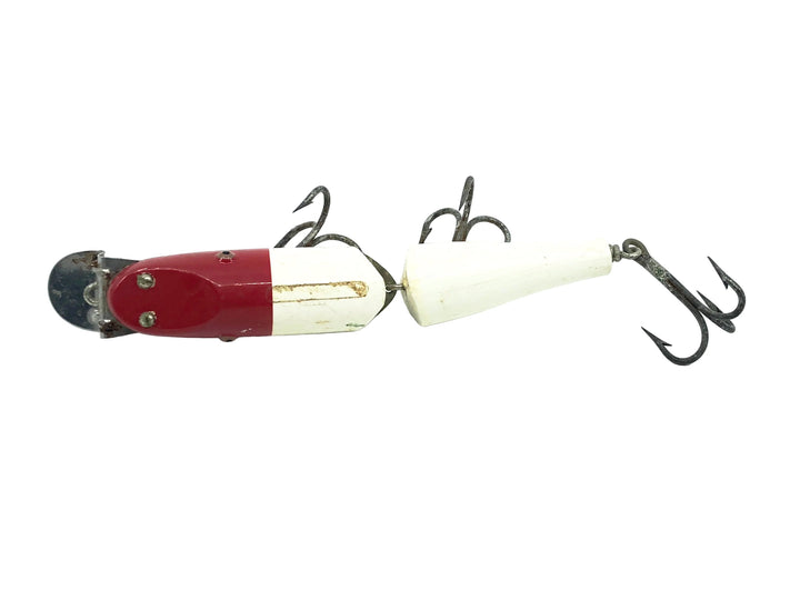 Creek Chub Jointed Husky Pikie 3000, Red Head/White Color 3002