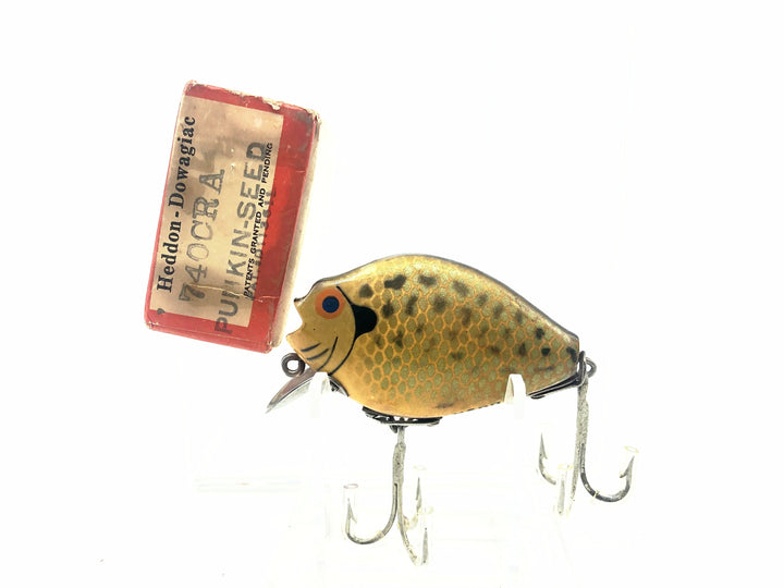Heddon Punkinseed 740, CRA Crappie Color w/Brush Box & Catalog - Unique Color Variation