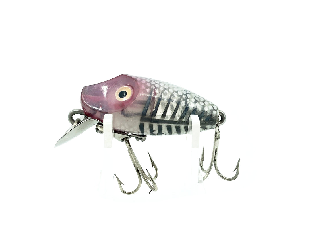 Heddon Midgit Digit River Runt Spook 9020, XRS Silver Shore Color