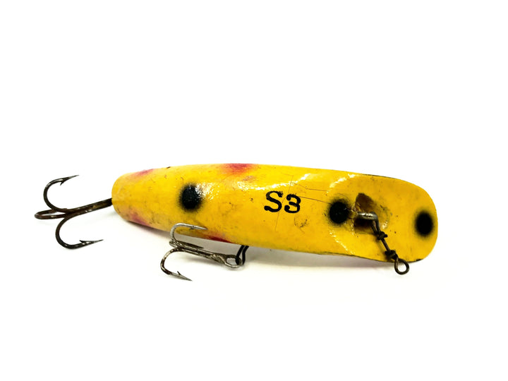 Helin Flatfish S3, YE Yellow/Spots Color - Wooden