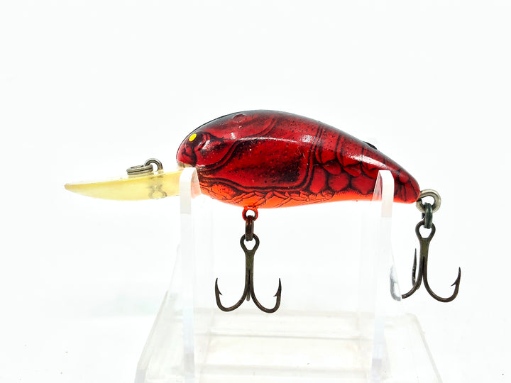 Bomber Model A 6A, XC5 Apple Red Crawdad/Orange Belly Color Screwtail