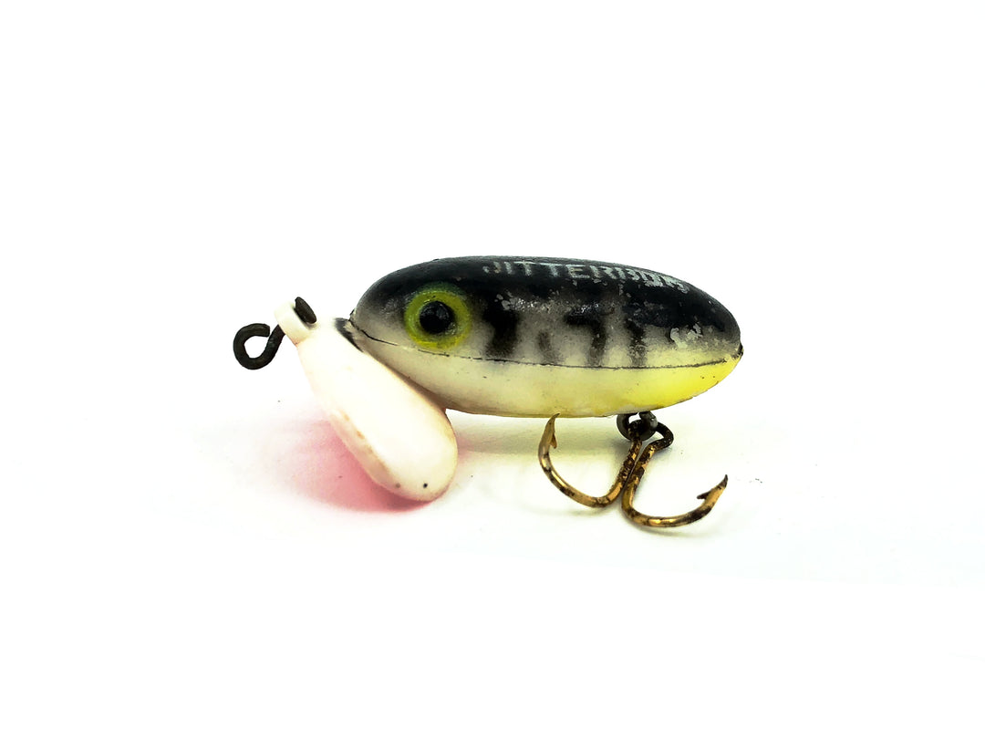 Arbogast Jitterbug 1/8oz Flyrod, Coachdog Color, Plastic lip-Styrofoam Body
