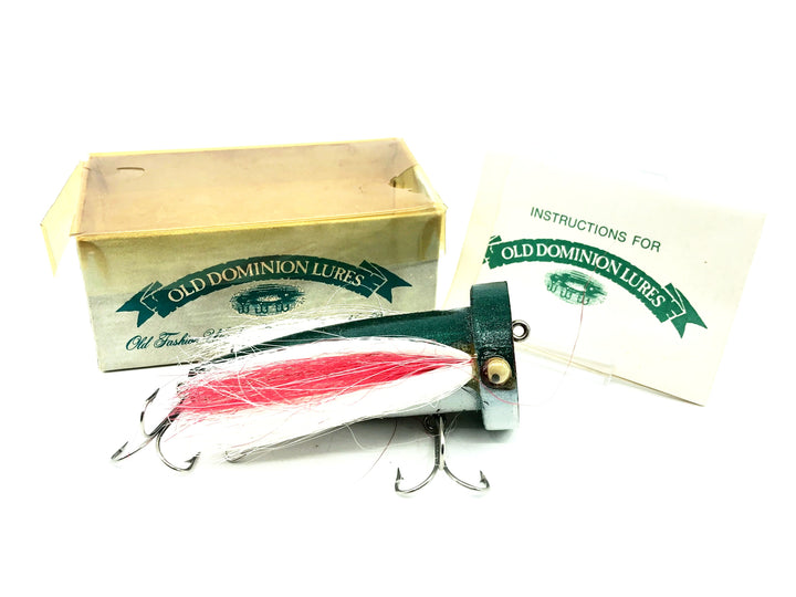 Old Dominion Lures Mr.Whisker, Green/White Color w/Box