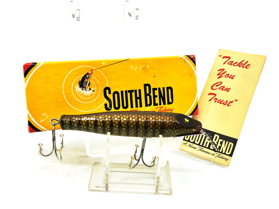 South Bend Baby Pike-Oreno 957, P Pike Scale Finish Color with Box