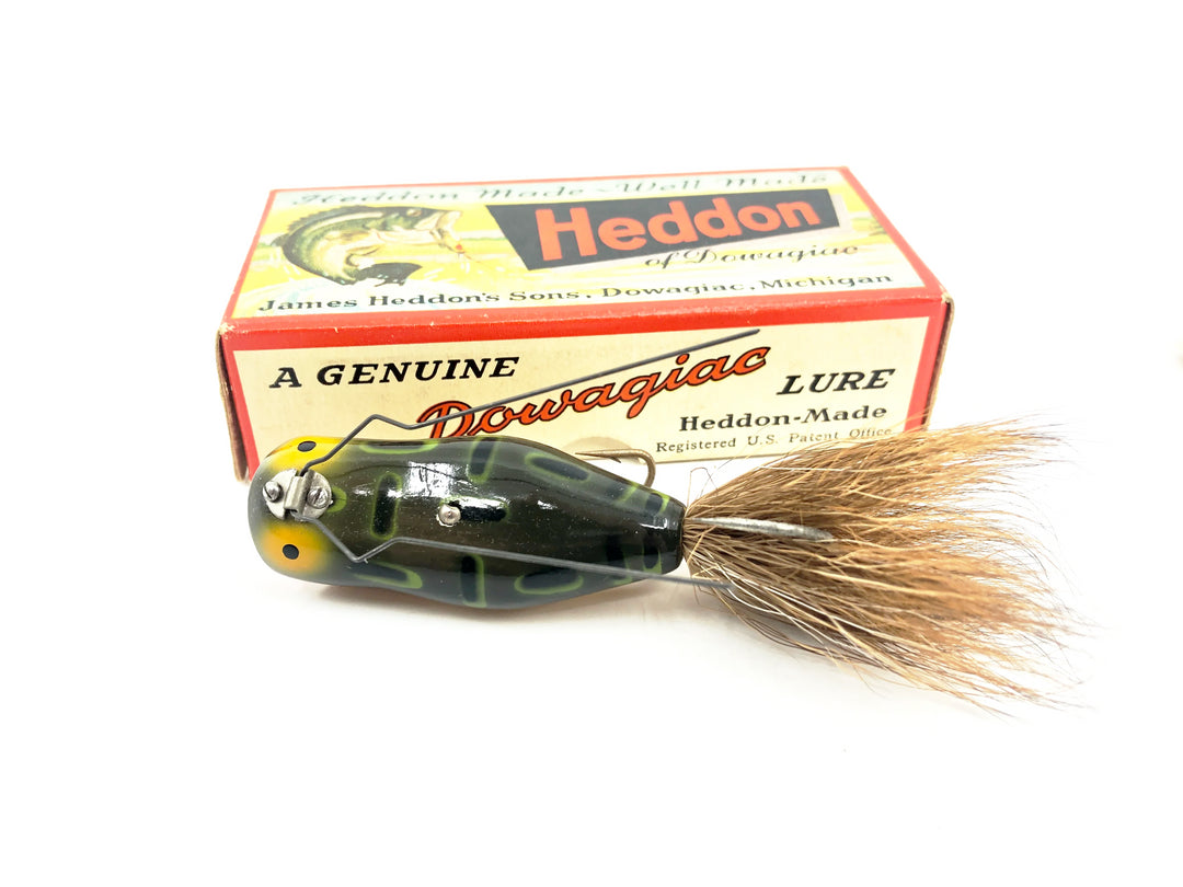 Heddon Weedless Widow Jr J 220, BF Bullfrog Color with Box &Paperwork