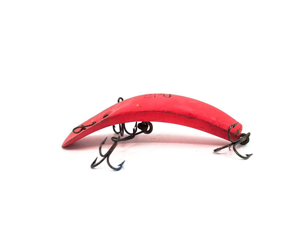 Helin Flatfish Wooden SPU, RFL Red Fluorescent Color