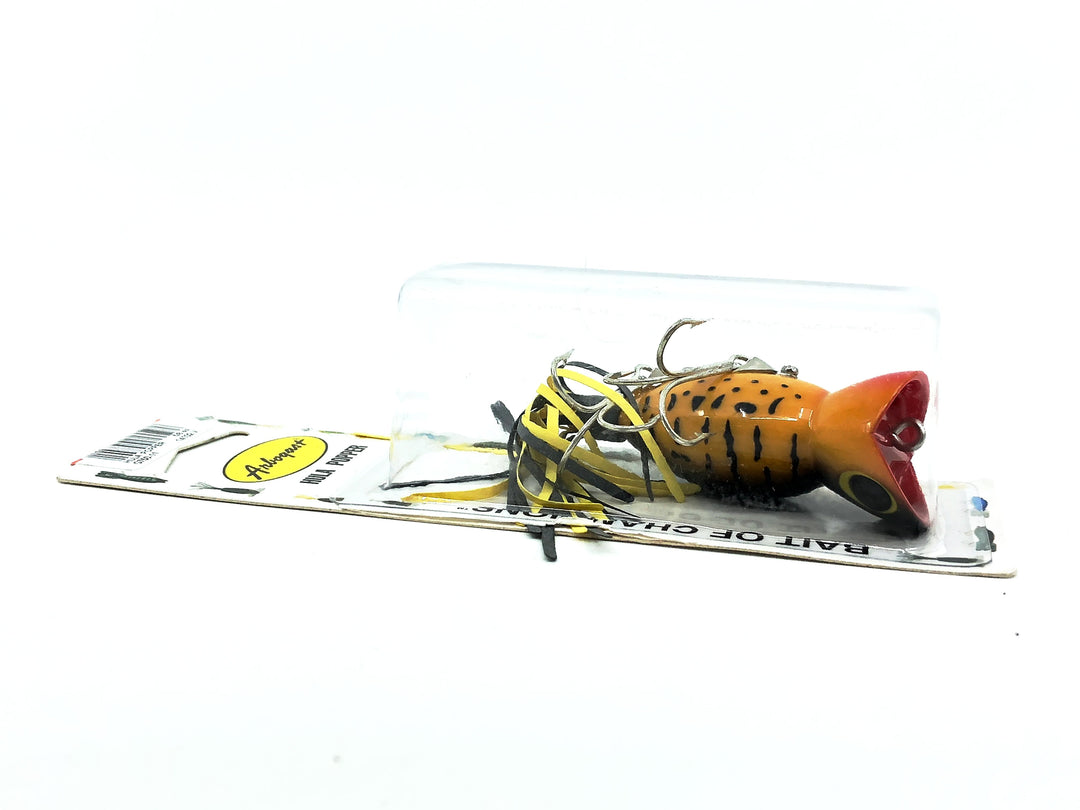Arbogast Hula Popper, Yellow Coachdog Color