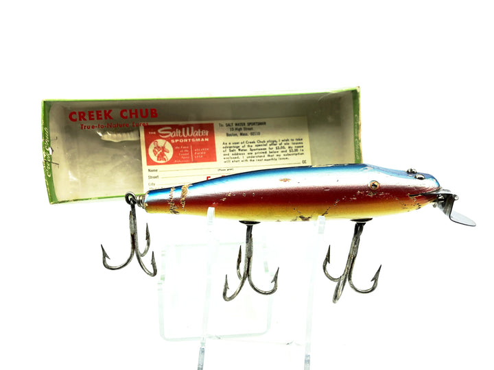 Creek Chub Husky Pikie 2300, Rainbow Color 2308 with Box-Tough Special Order