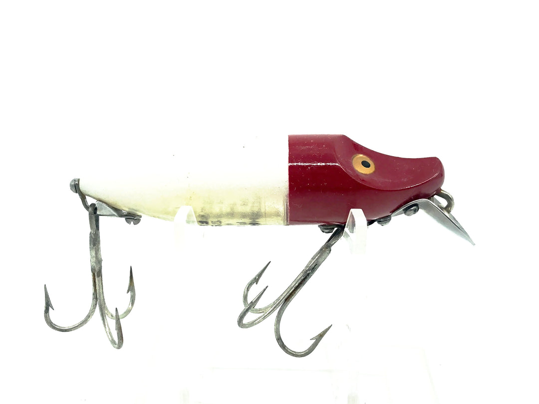Heddon River Runt Spook Floater 9400, RH Red Head/White Color