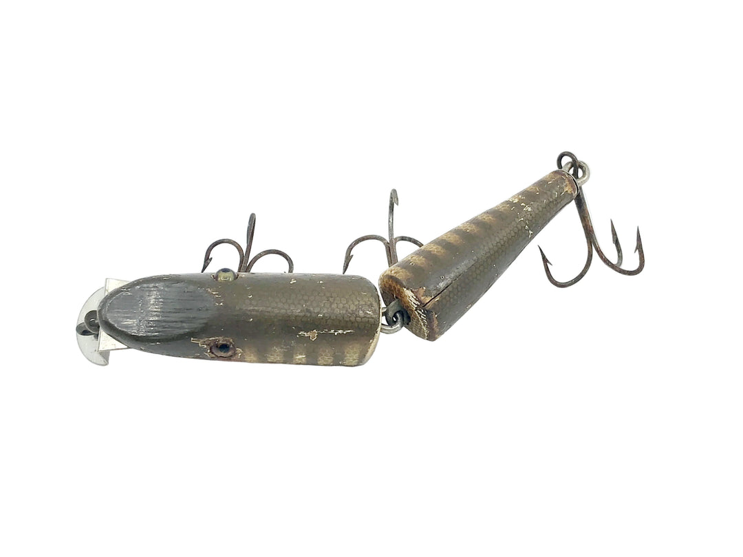 Creek Chub 2600 Jointed Pikie Minnow, Pikie Scale Color 2600 Glass Eyes