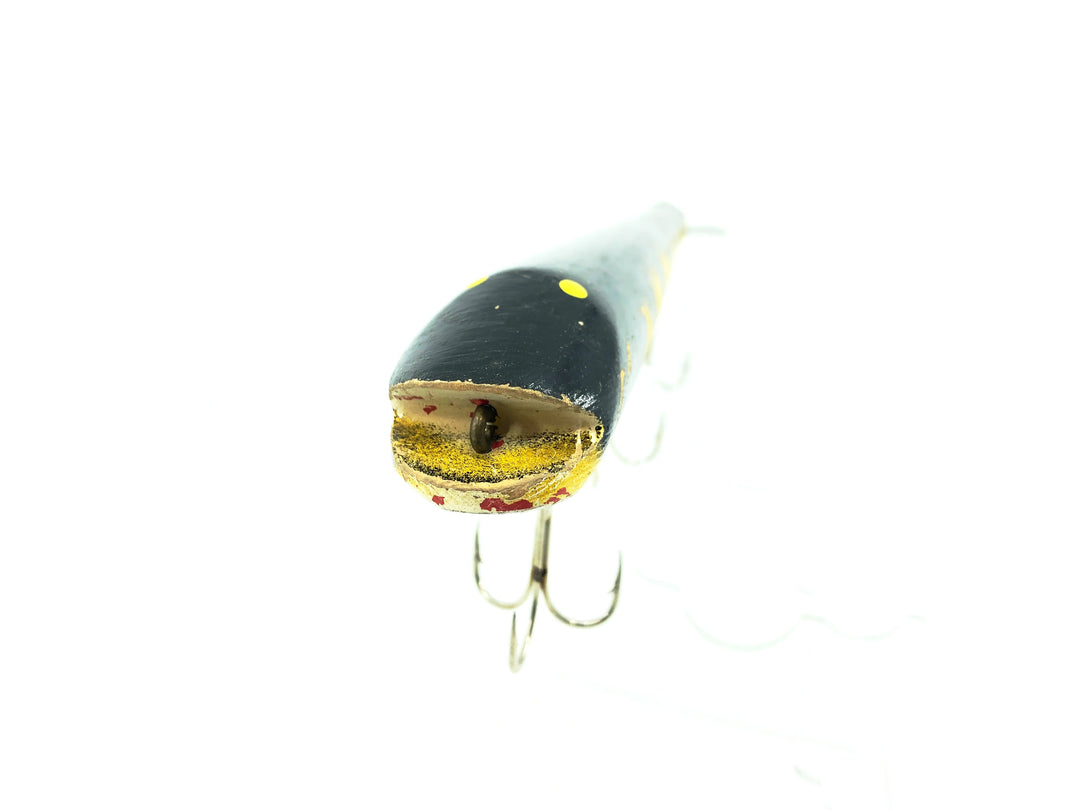 Bobbie Bait Musky Lure, Yellow Perch Color Vintage Lure