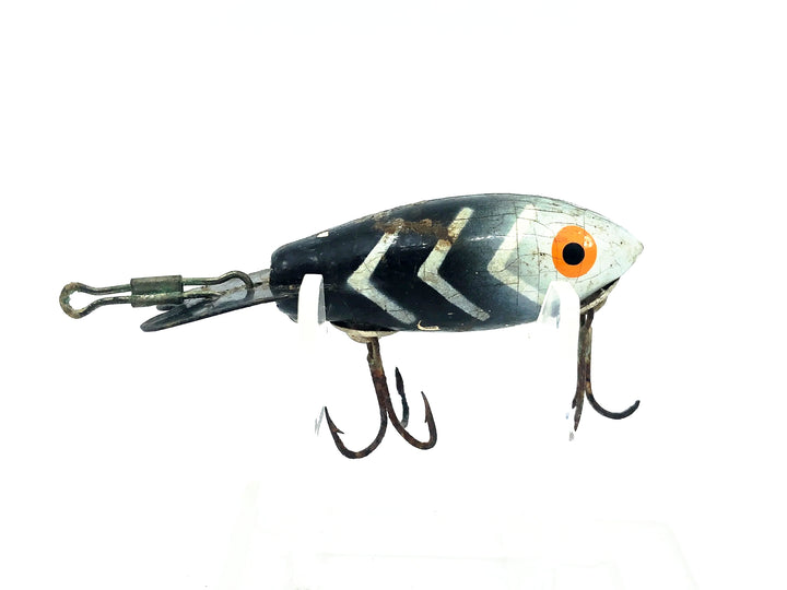 Wooden Bomber 200 Series, #14 Black White Ribs Color