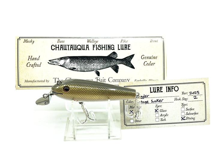 Chautauqua Wiggler, Vintage Sucker Color