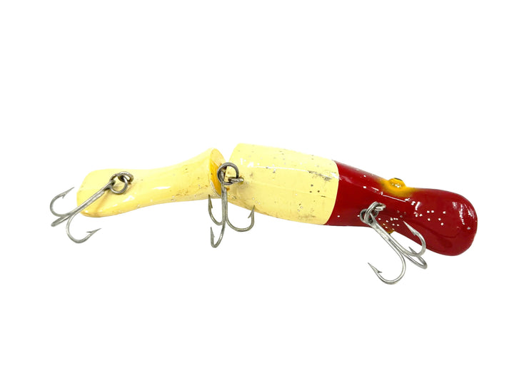 Homer Le Blanc Jointed Swim Whizz, Red/White/Flitter Color