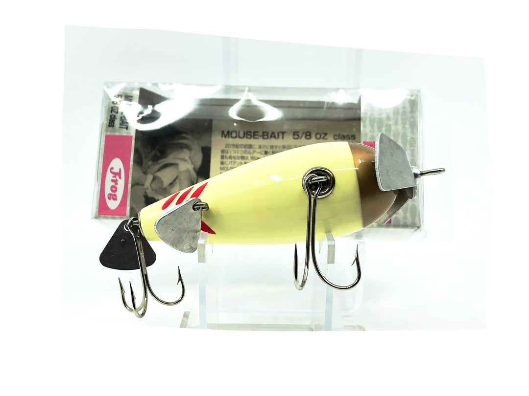 Toy's by Frog Mouse-Bait Lure, Gold Head/White Color with Box