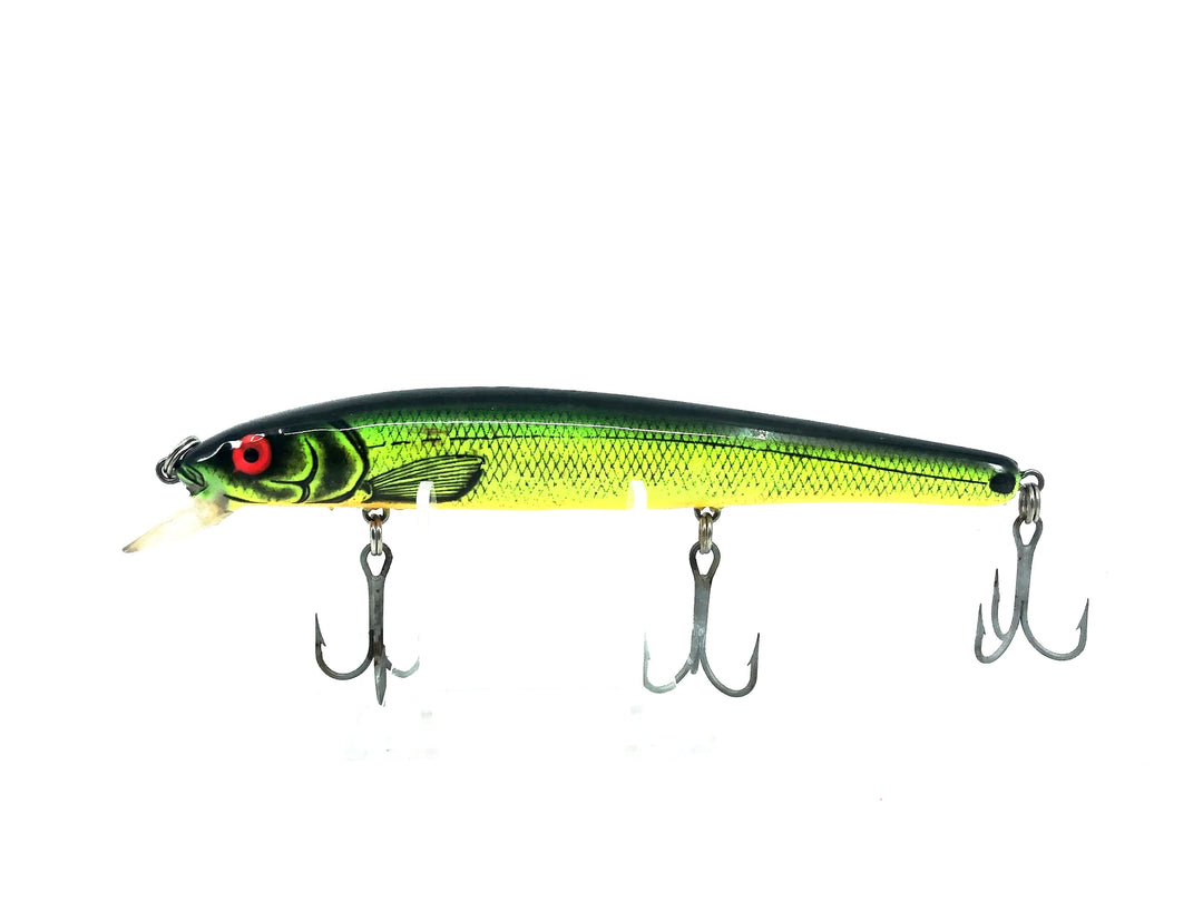 Bomber Magnum Long a 16A, XM7 Fire River Minnow/Orange Belly Color