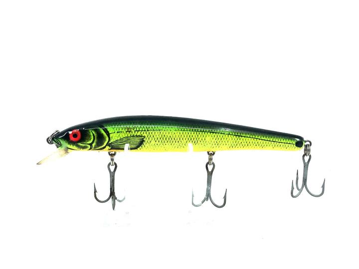 Bomber Magnum Long a 16A, XM7 Fire River Minnow/Orange Belly Color