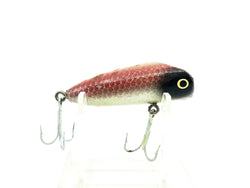 Eppinger Dardevle Osprey Bass Plug, Silver/Red Scale Color