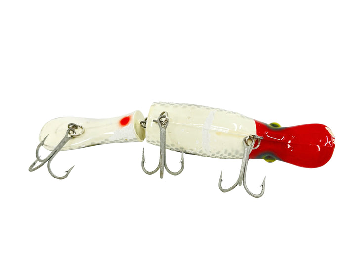 Drifter Tackle Jointed The Believer 8", #11 White Scale/Red Head Color