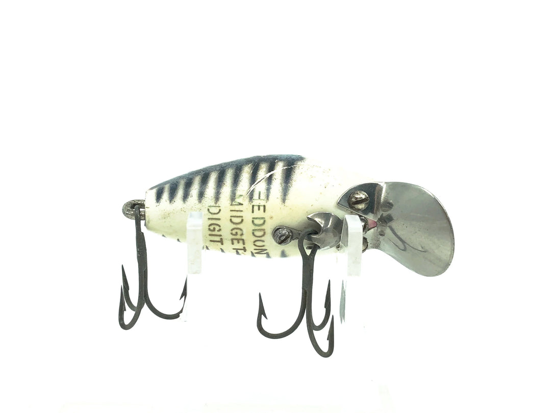 Heddon Midgit Digit River Runt Spook 9020, XBP Pearl & Black Shore Minnow Color