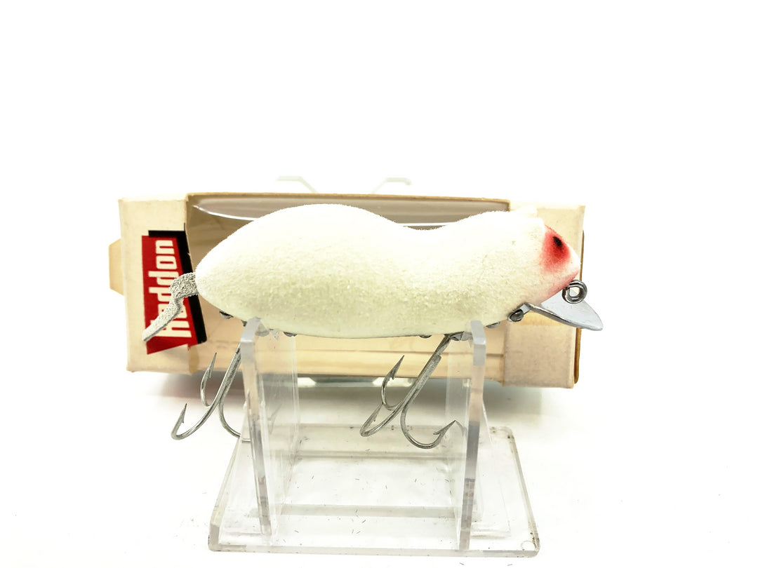 Heddon Meadow Mouse with Box 9800, WM White Mouse Color on Card