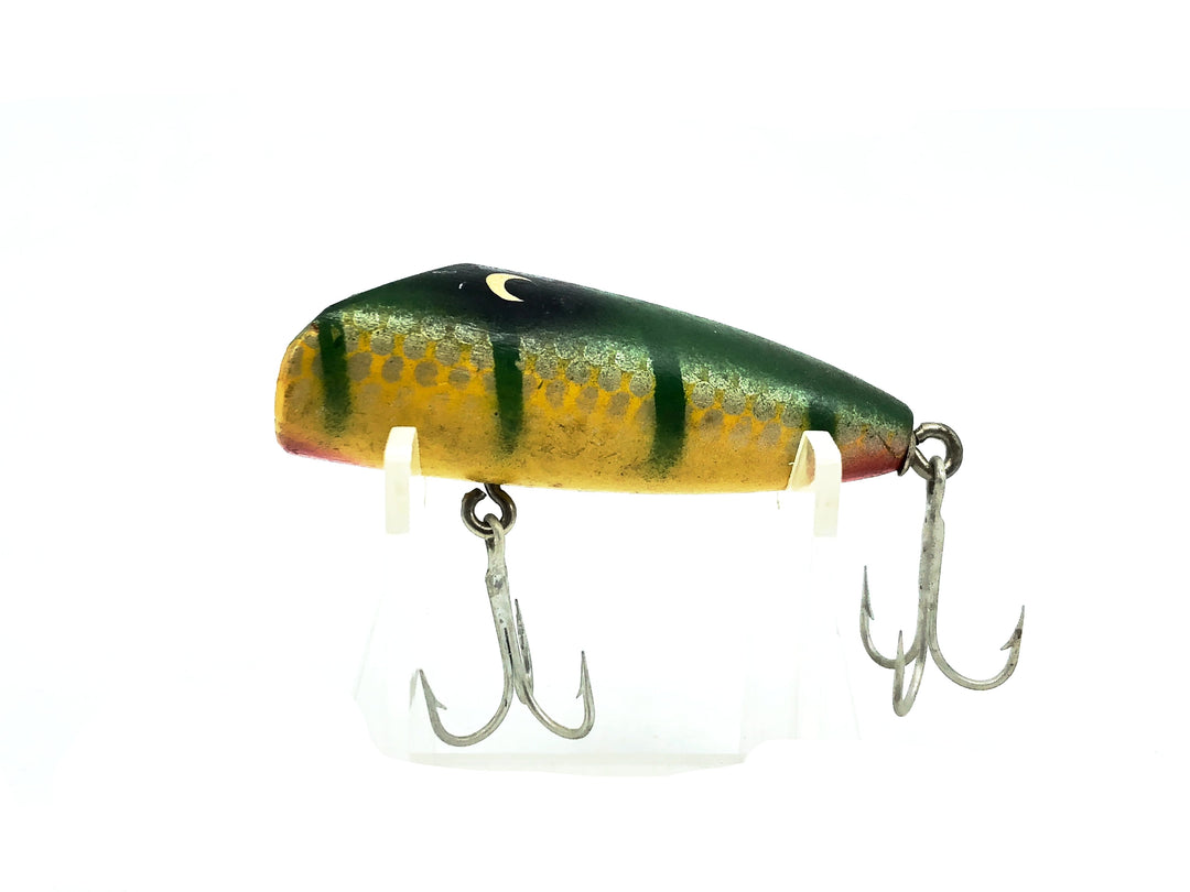 Eppinger Dardevle Osprey Bass Plug, #5408 Green Perch/Yellow Belly Color
